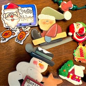 Vintage Christmas Pins